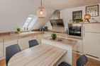  Ferienwohnung Strandlerche mit Balkon, Badewanne und Dusche Ahlbeck - Küche / Küchenzeile