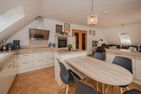  Ferienwohnung Strandlerche mit Balkon, Badewanne und Dusche Ahlbeck - Küche / Küchenzeile