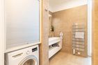  Apartment Edelweiss mit Sauna, Terrasse und privaten Zugang zum Haff Zirchow An der Haffküste - Badezimmer