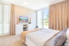  Apartment Edelweiss mit Sauna, Terrasse und privaten Zugang zum Haff Zirchow An der Haffküste - Schlafzimmer