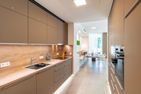  Apartment Edelweiss mit Sauna, Terrasse und privaten Zugang zum Haff Zirchow An der Haffküste - Küche / Küchenzeile
