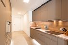  Apartment Edelweiss mit Sauna, Terrasse und privaten Zugang zum Haff Zirchow An der Haffküste - Küche / Küchenzeile
