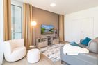  Apartment Edelweiss mit Sauna, Terrasse und privaten Zugang zum Haff Zirchow An der Haffküste - Wohnzimmer