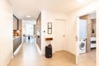  Apartment Edelweiss mit Sauna, Terrasse und privaten Zugang zum Haff Zirchow An der Haffküste - Wohnzimmer