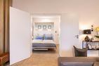  Apartment Edelweiss mit Sauna, Terrasse und privaten Zugang zum Haff Zirchow An der Haffküste - Schlafzimmer