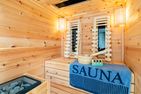  Apartment Edelweiss mit Sauna, Terrasse und privaten Zugang zum Haff Zirchow An der Haffküste - Sauna