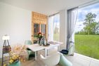  Apartment Edelweiss mit Sauna, Terrasse und privaten Zugang zum Haff Zirchow An der Haffküste - Terrasse