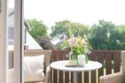 Nordsee Bauernhof Wulff Ferienwohnung Amrum Reußenköge - Balkon