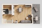  Ferienhaus Lykke Luna Zirchow Fischerdorf - Grundriss