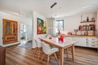  Ferienhaus Auszeitfischer mit Sauna, Kamin und Terrasse Zirchow Fischerdorf - Wohnzimmer