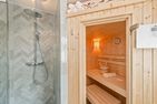  Ferienhaus Auszeitfischer mit Sauna, Kamin und Terrasse Zirchow Fischerdorf - Sauna