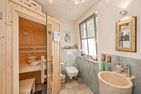  Ferienhaus Auszeitfischer mit Sauna, Kamin und Terrasse Zirchow Fischerdorf - Badezimmer
