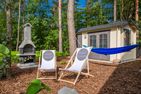  Ferienhaus Auszeitfischer mit Sauna, Kamin und Terrasse Zirchow Fischerdorf - Garten