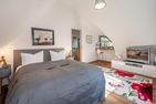  Ferienhaus Auszeitfischer mit Sauna, Kamin und Terrasse Zirchow Fischerdorf - Schlafzimmer