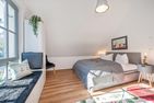  Ferienhaus Auszeitfischer mit Sauna, Kamin und Terrasse Zirchow Fischerdorf - Schlafzimmer