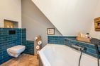  Ferienhaus Auszeitfischer mit Sauna, Kamin und Terrasse Zirchow Fischerdorf - Badezimmer