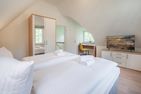  Ferienhaus Seeadler mit Kamin, Sauna und Terrasse Zirchow Fischerdorf - Schlafzimmer