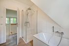  Ferienhaus Seeadler mit Kamin, Sauna und Terrasse Zirchow Fischerdorf - Badezimmer