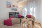  Ferienwohnung Inselzauber nur 250 m zum Strand mit Terrasse und Kamin Koserow - Wohnzimmer
