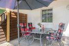  Ferienwohnung Inselzauber nur 250 m zum Strand mit Terrasse und Kamin Koserow - Terrasse