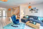  Ferienwohnung Ostseenest Bernstein mit Terrasse & nur 800 m zum Strand Kölpinsee - Wohnzimmer