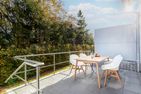  Ferienwohnung Ostseenest Bernstein mit Terrasse & nur 800 m zum Strand Kölpinsee - Terrasse