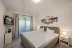  Ferienwohnung Achterliek nur 300 m zum Strand mit Balkon Ahlbeck - Schlafzimmer