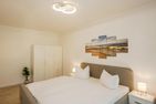 Ferienwohnung Achterliek nur 300 m zum Strand mit Balkon Ahlbeck - Schlafzimmer