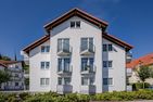  Ferienwohnung Achterliek nur 300 m zum Strand mit Balkon Ahlbeck - Fassade / Eingang