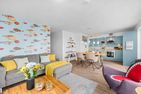  Ferienwohnung Fischermanns Freund Olpenitz Ostseeresort Olpenitz - Wohnzimmer