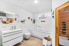  Ferienwohnung Fischermanns Freund Olpenitz Ostseeresort Olpenitz - Badezimmer