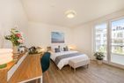  Ferienwohnung Haff & Herz mit Balkon, Freizeit- und Kinderspielbereich Zirchow An der Haffküste - Schlafzimmer