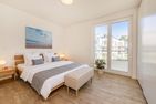  Ferienwohnung Haff & Herz mit Balkon, Freizeit- und Kinderspielbereich Zirchow An der Haffküste - Schlafzimmer