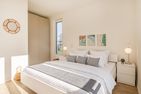  Ferienwohnung Haff & Herz mit Balkon, Freizeit- und Kinderspielbereich Zirchow An der Haffküste - Schlafzimmer