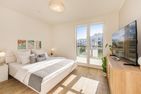  Ferienwohnung Haff & Herz mit Balkon, Freizeit- und Kinderspielbereich Zirchow An der Haffküste - Schlafzimmer