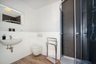 Haus Usedom App. MeeresBucht mit Sonnenterrasse und nur 350 m zum Strand Koserow - Badezimmer