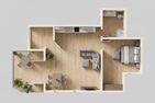 Haus Usedom App. MeeresBucht mit Sonnenterrasse und nur 350 m zum Strand Koserow - Grundriss