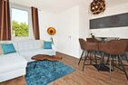 Haus Usedom App. MeeresOase nur 350 m zum Meer mit Terrasse Koserow - Wohnzimmer