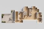 Haus Usedom App. MeeresKlang nur 350 m bis zum Strand mit Balkon Koserow - Grundriss