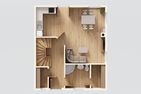  Ferienhaus Golfblick mit Sonnenterrasse und Kamin Korswandt - Grundriss