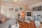  Ferienwohnung Strandbrise mit Kamin und Balkon Koserow - Wohnzimmer