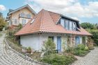  Ferienhaus Rad Kapitän direkt am See mit Sauna und Terrasse Heringsdorf - Fassade / Eingang