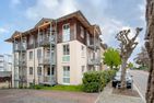  Ferienwohnung Auszeit nur 100 m zum Strand mit Balkon Ahlbeck - Fassade / Eingang