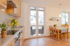  Ferienwohnung Auszeit nur 100 m zum Strand mit Balkon Ahlbeck - Küche / Küchenzeile