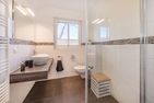  Ferienhaus Anemone mit Kamin und großer Sonnenterrasse Korswandt - Badezimmer