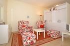  Ferienwohnung Sonnenschein nur 400 m bis zum Strand Ahlbeck - Wohnzimmer