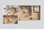  Ferienwohnung Sonnenschein nur 400 m bis zum Strand Ahlbeck - Grundriss