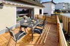 Uns Schilfhus App. Nähstube nur 100 m zum Strand mit Terrasse Heringsdorf - Terrasse