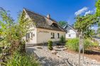 Uns Schilfhus App. Nähstube nur 100 m zum Strand mit Terrasse Heringsdorf - Fassade / Eingang