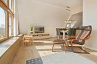Uns Schilfhus App. Atelier mit großen Balkon und nur 100 m zum Strand Heringsdorf - Wohnzimmer